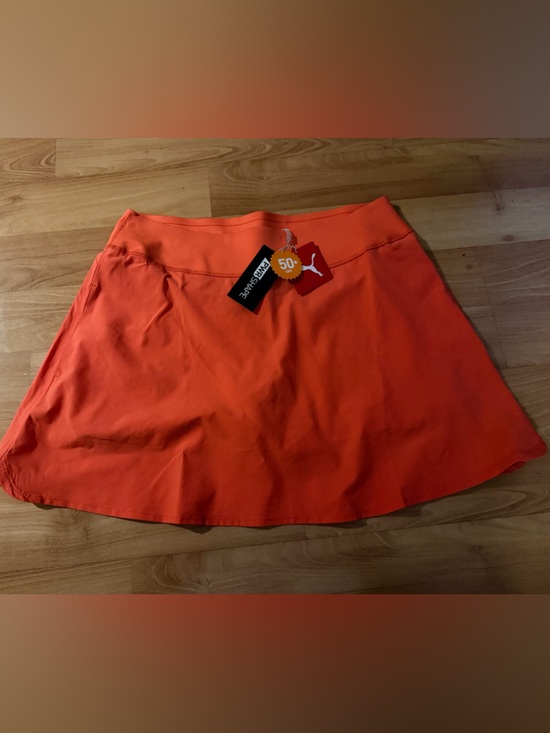 Puma Dresses & Skirts - Puma NWT women’s “PWRShape” solid color skirt skort coral orange size large